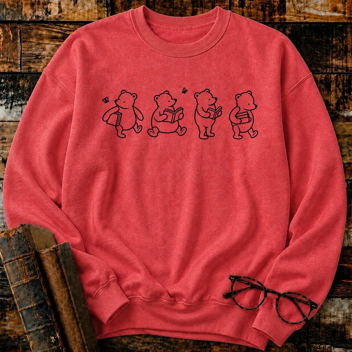 Bookish Pooh Sweatshirt - BookMuseClub