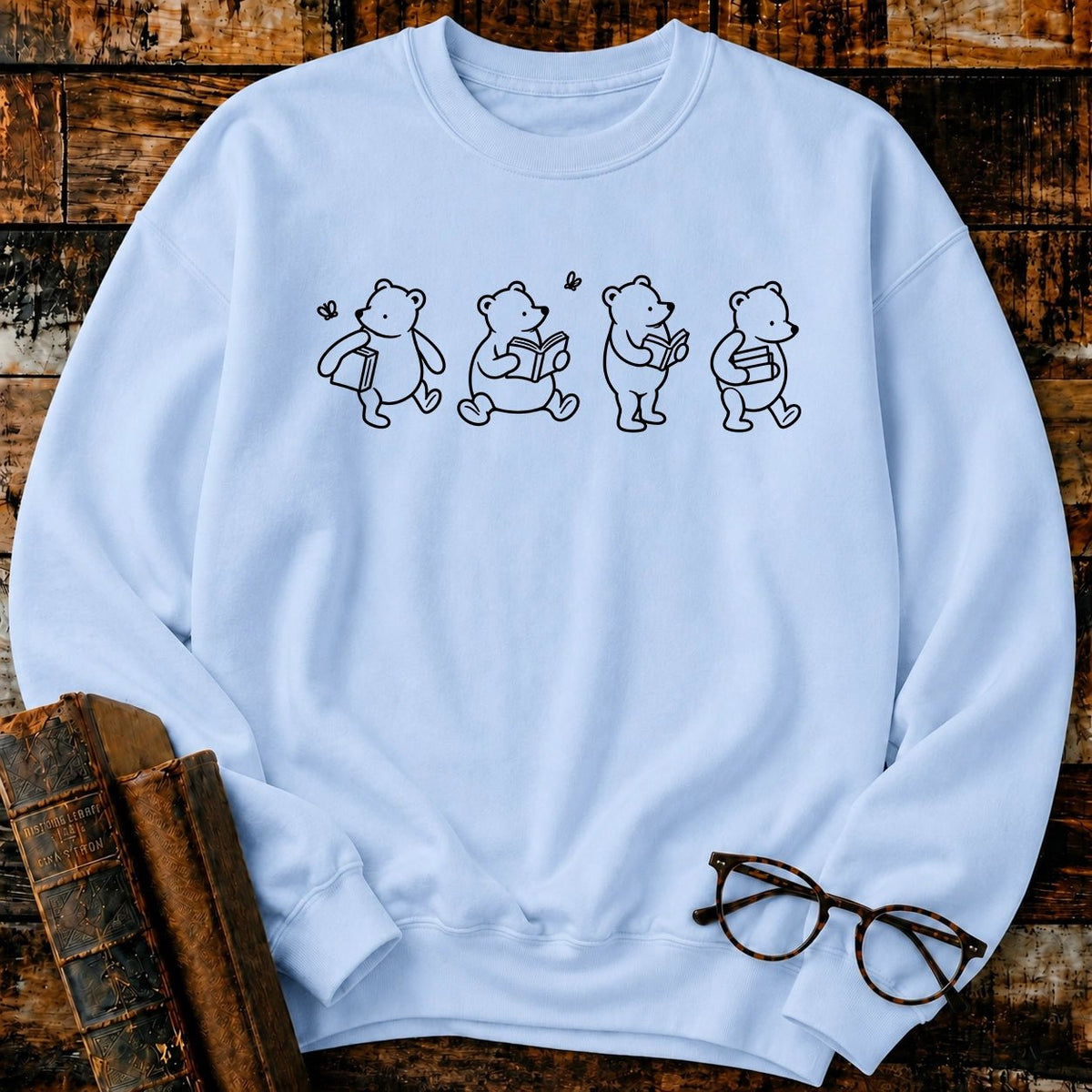 Bookish Pooh Sweatshirt - BookMuseClub