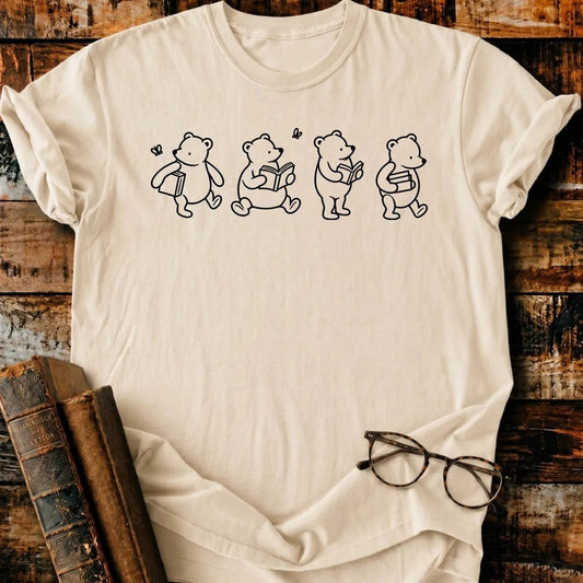 Bookish Pooh T-Shirt - BookMuseClub