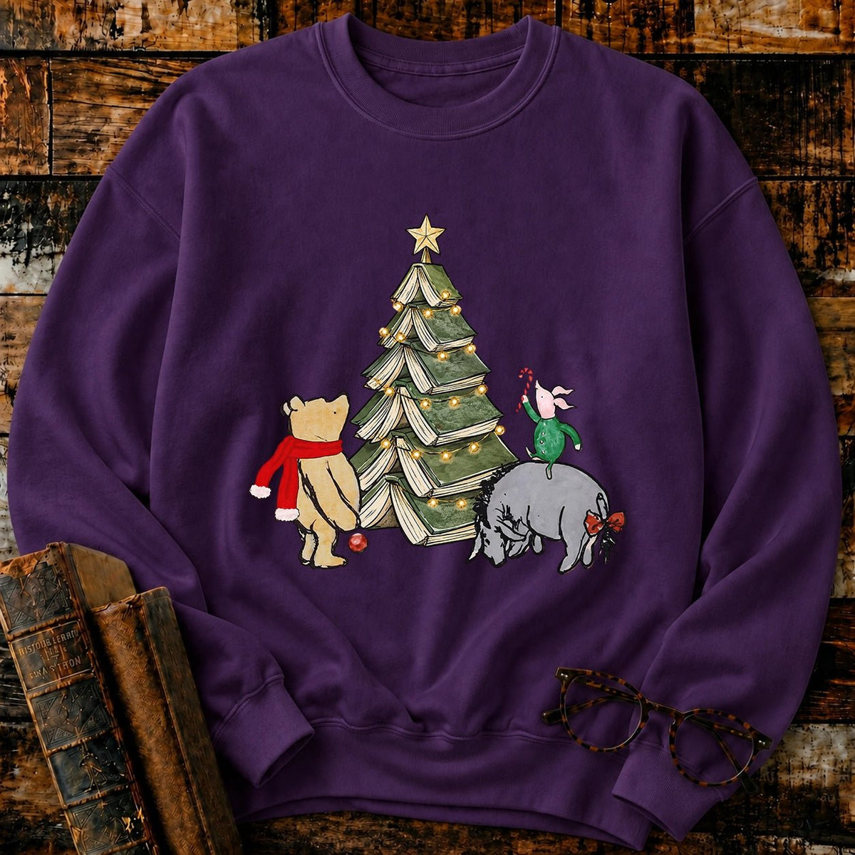 Christmas Of Pooh 1926 Sweatshirt - BookMuseClub