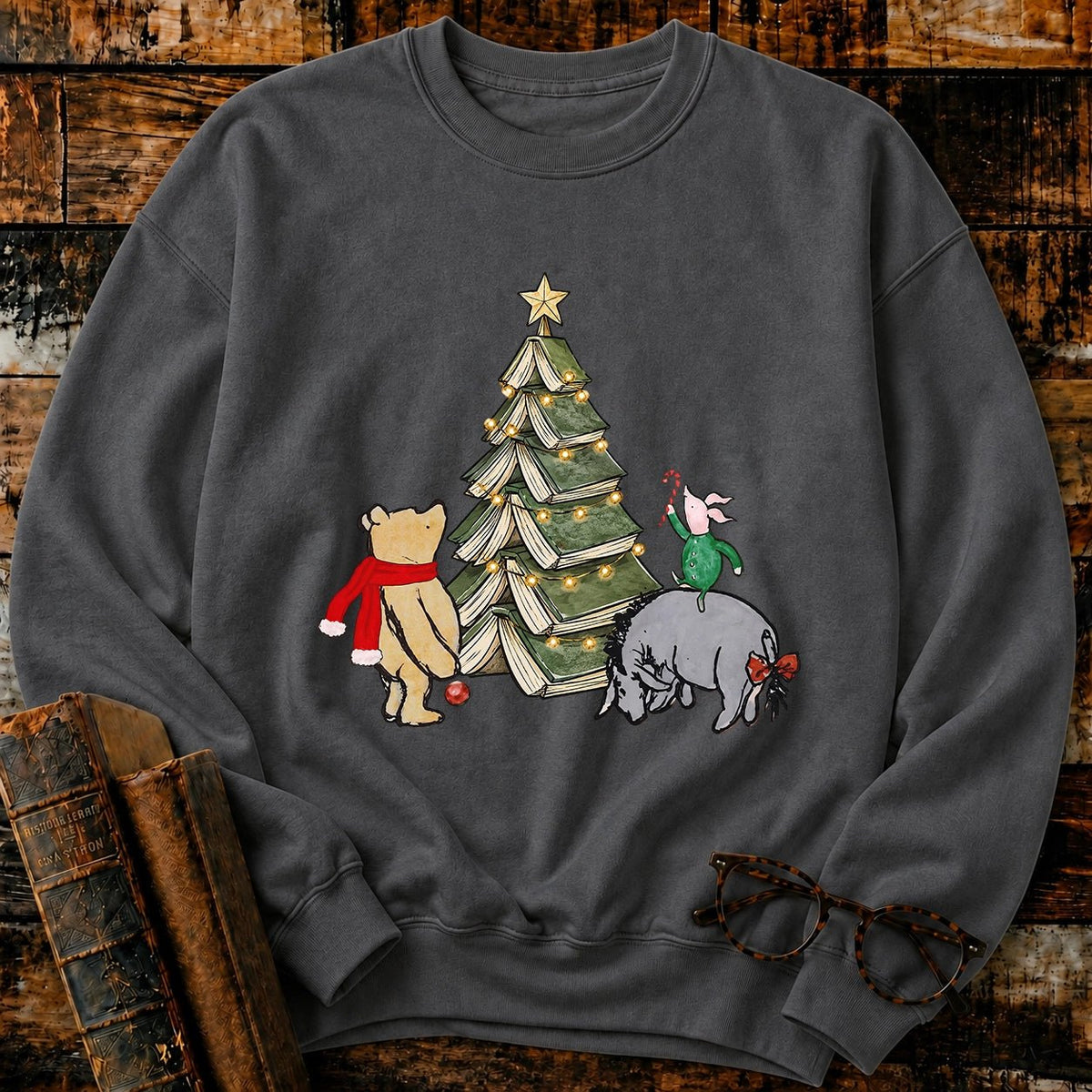 Christmas Of Pooh 1926 Sweatshirt - BookMuseClub