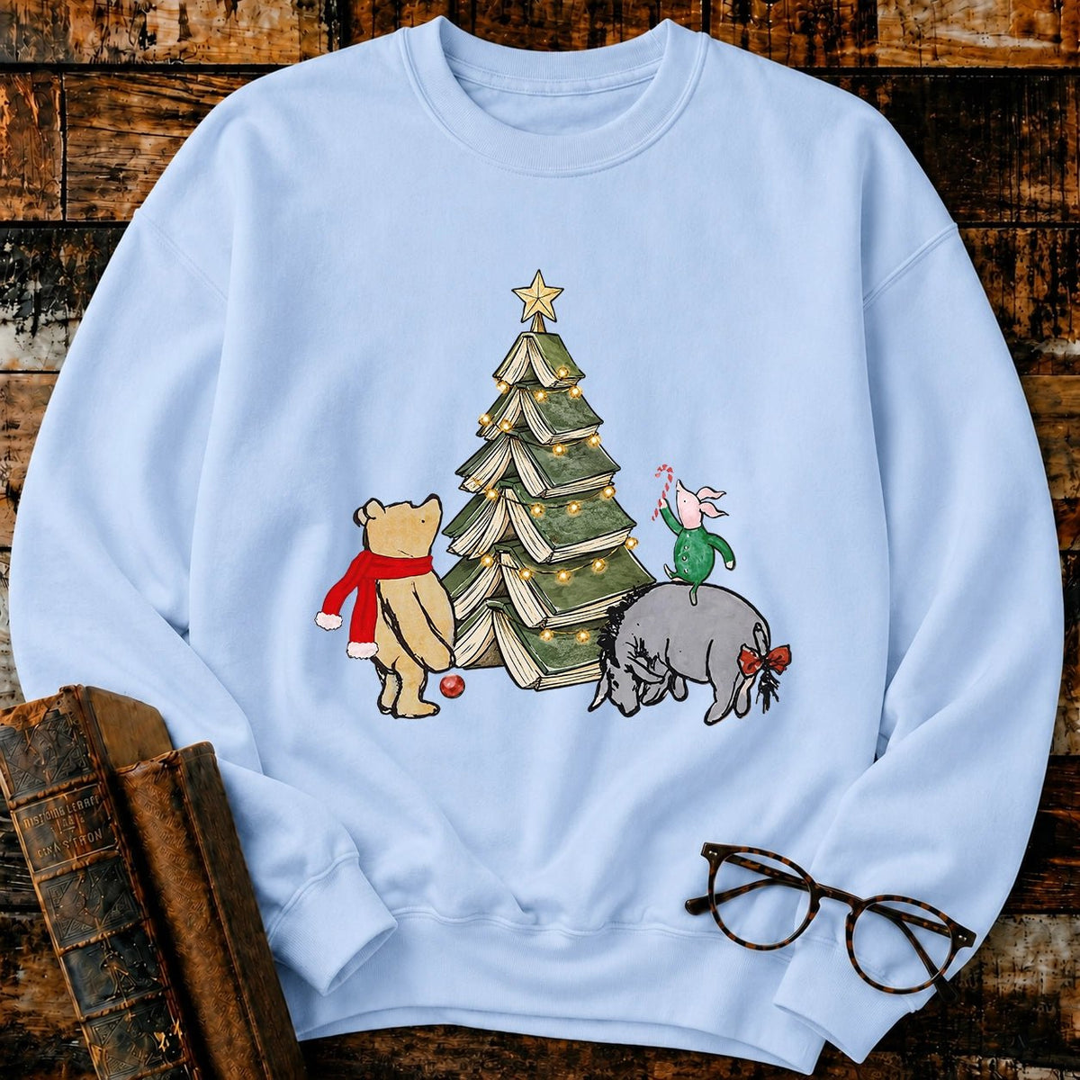 Christmas Of Pooh 1926 Sweatshirt - BookMuseClub
