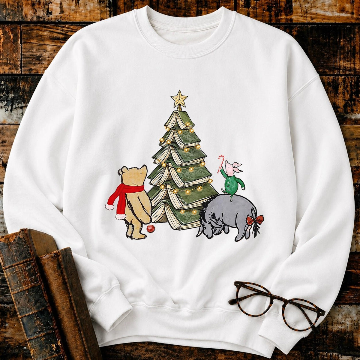 Christmas Of Pooh 1926 Sweatshirt - BookMuseClub