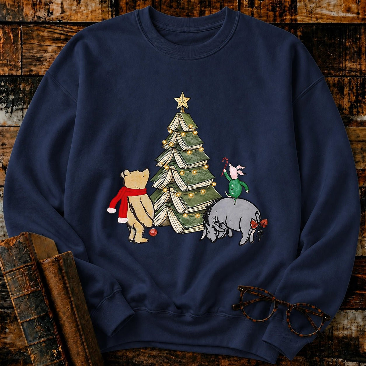 Christmas Of Pooh 1926 Sweatshirt - BookMuseClub