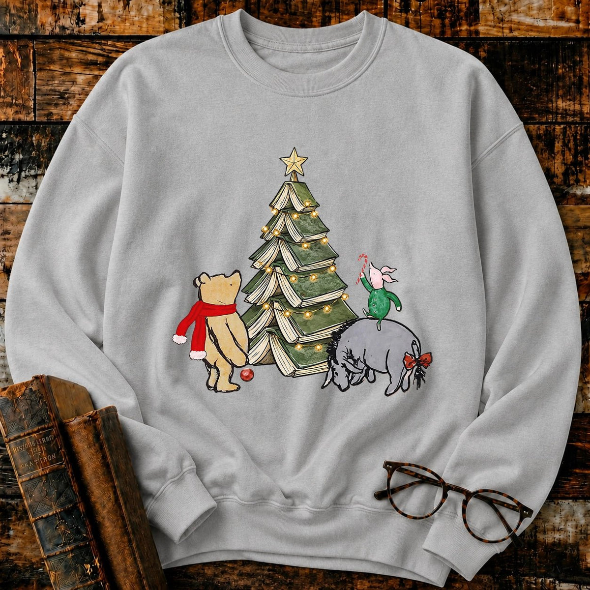 Christmas Of Pooh 1926 Sweatshirt - BookMuseClub
