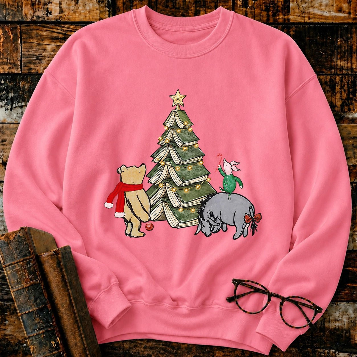Christmas Of Pooh 1926 Sweatshirt - BookMuseClub