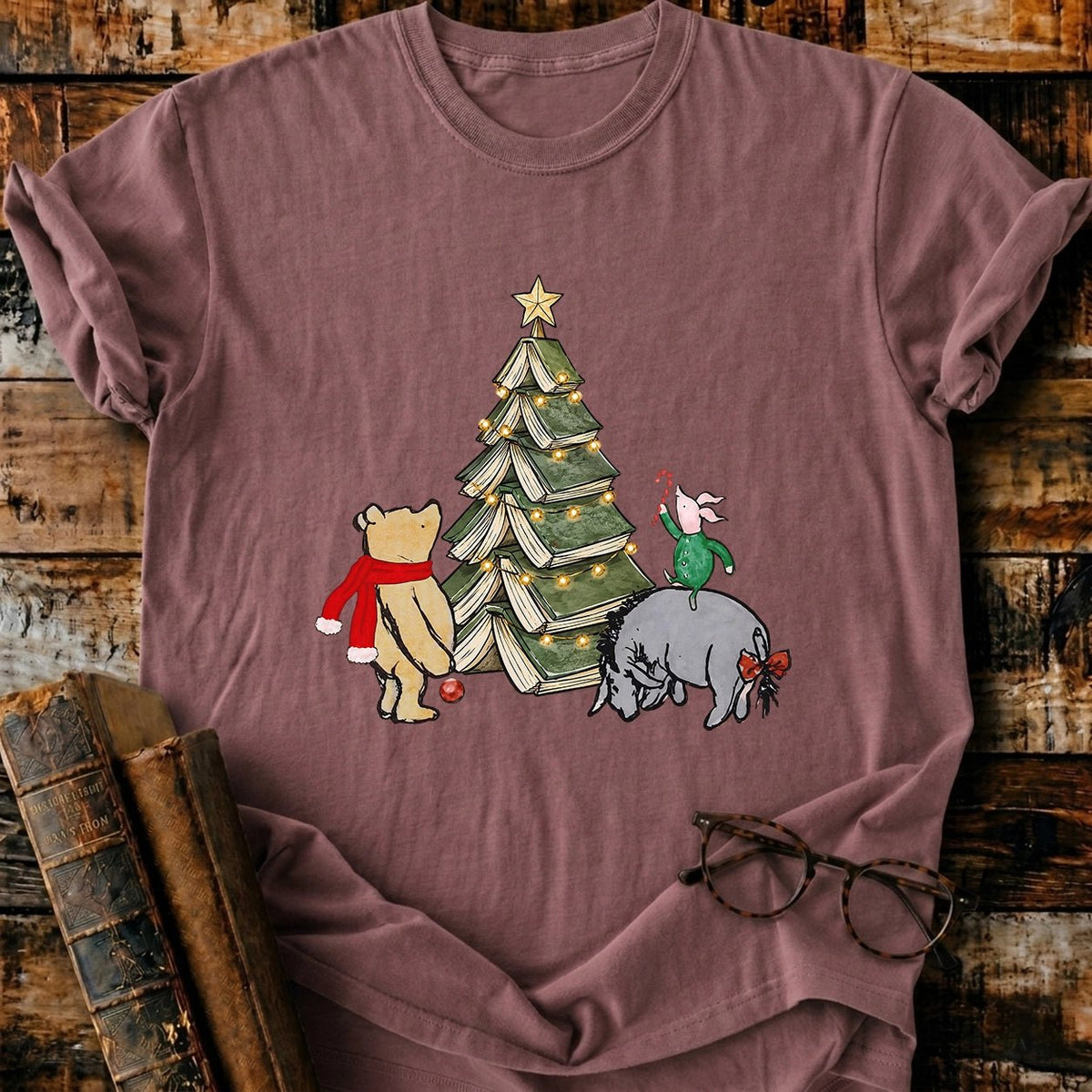 Christmas Of Pooh 1926 T-Shirt - BookMuseClub