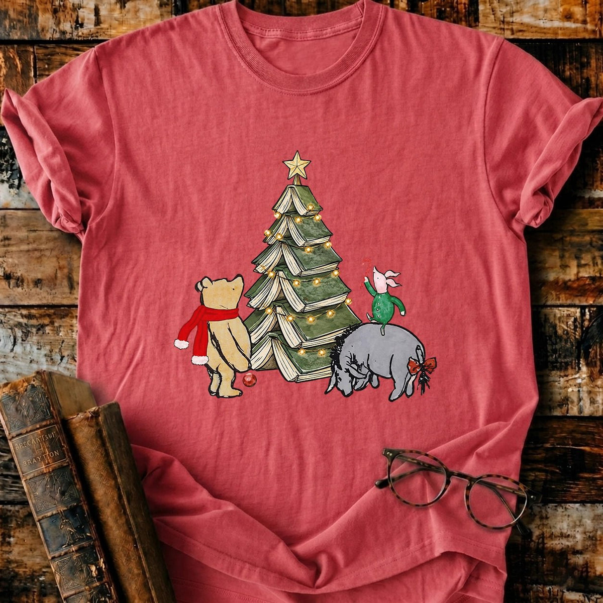 Christmas Of Pooh 1926 T-Shirt - BookMuseClub