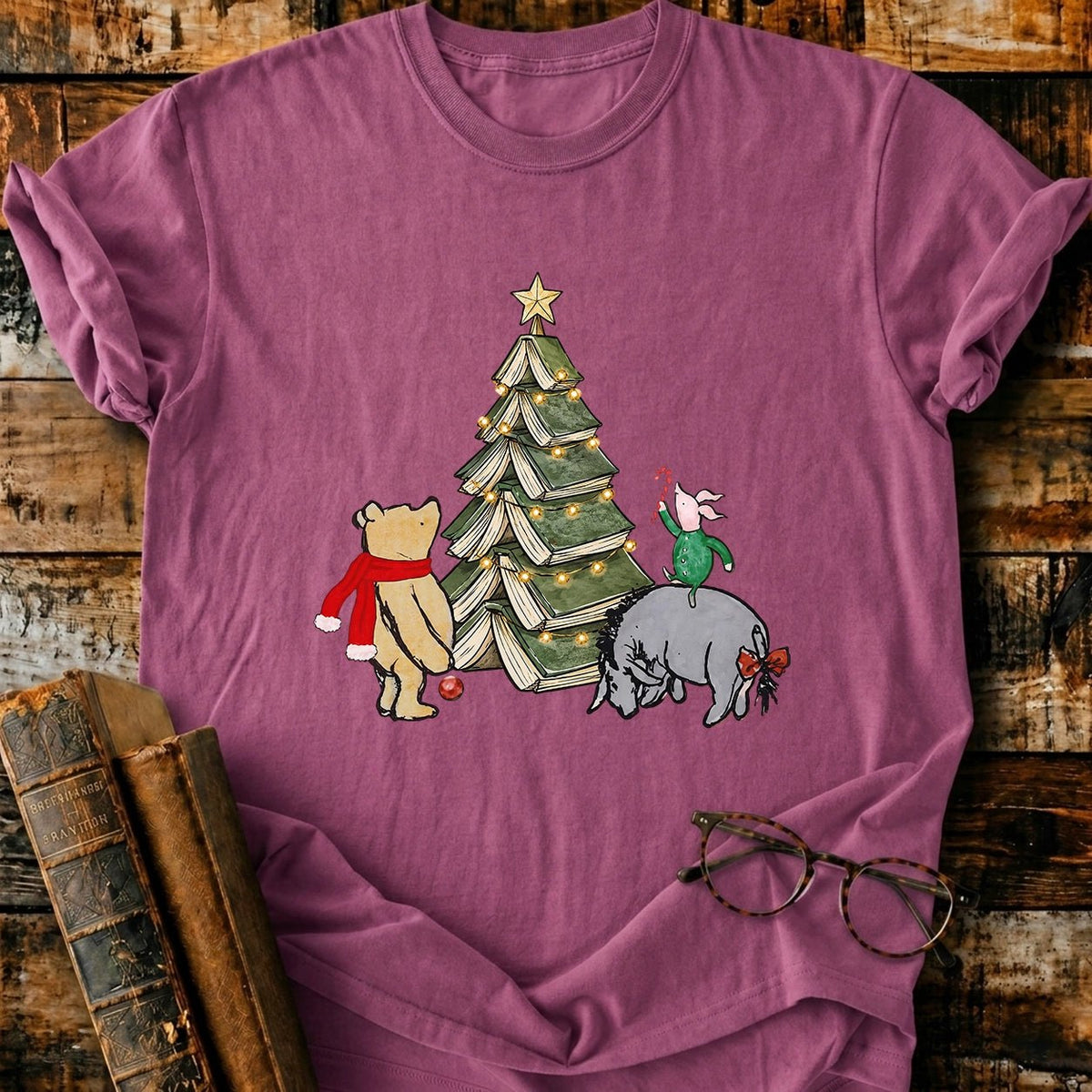 Christmas Of Pooh 1926 T-Shirt - BookMuseClub