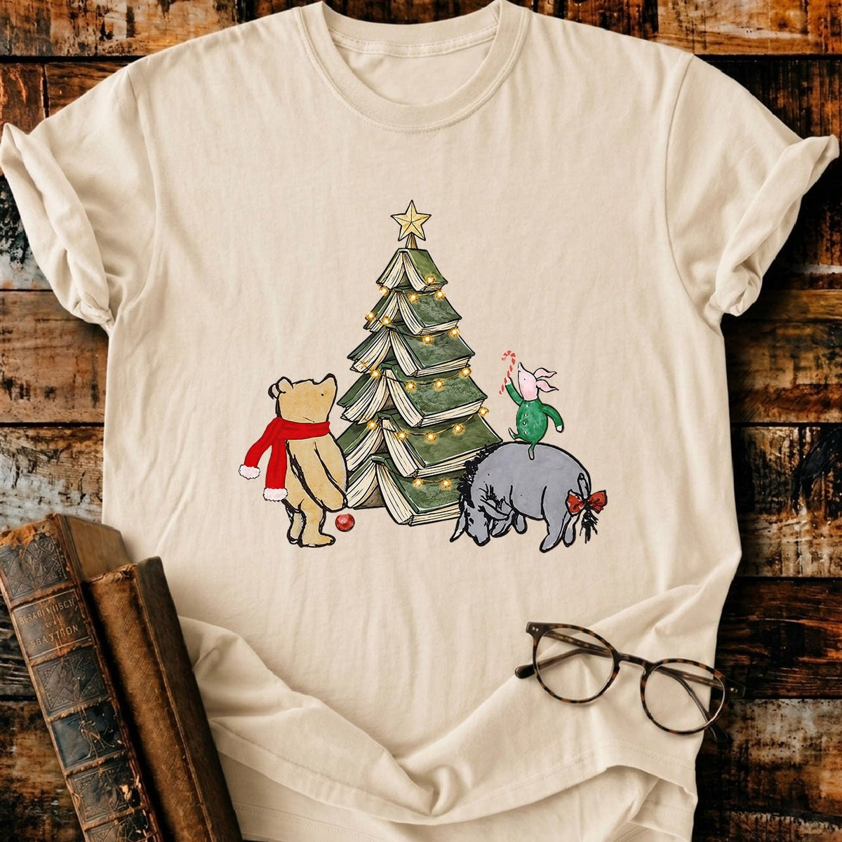 Christmas Of Pooh 1926 T-Shirt - BookMuseClub