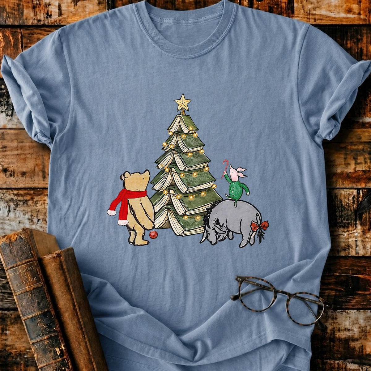Christmas Of Pooh 1926 T-Shirt - BookMuseClub
