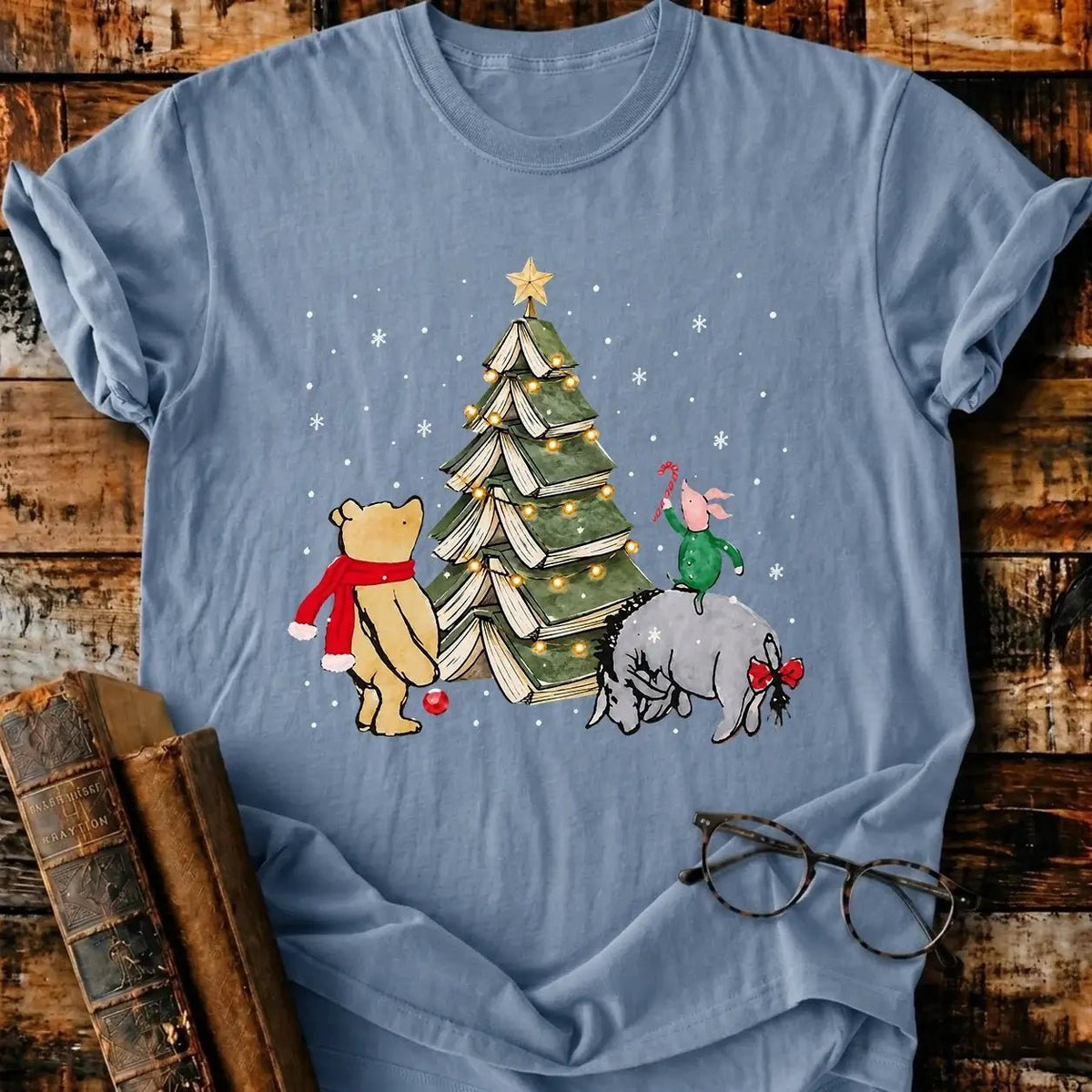 Christmas Of Pooh T-Shirt - BookMuseClub