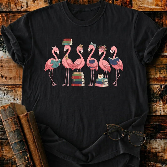 Flamingo Readers T-Shirt - BookMuseClub