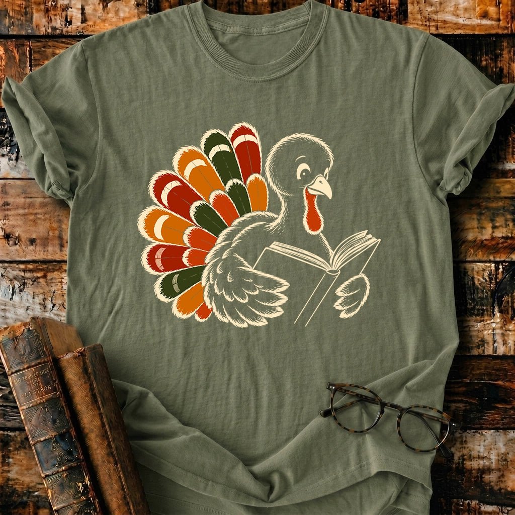 Gobble Up A Good Book Thanksgiving T-Shirt - BookMuseClub