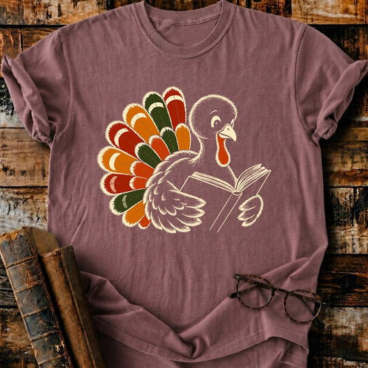 Gobble Up A Good Book Thanksgiving T-Shirt - BookMuseClub