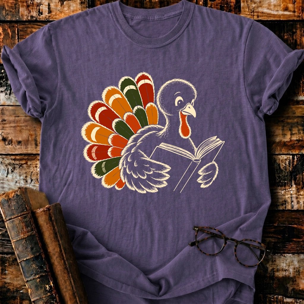 Gobble Up A Good Book Thanksgiving T-Shirt - BookMuseClub