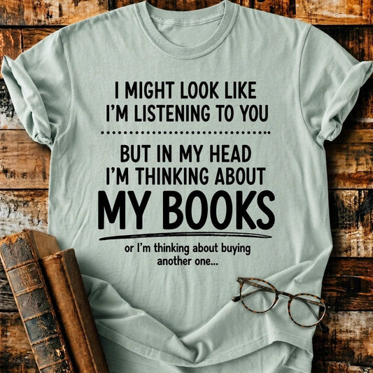 In My Head T-Shirt - BookMuseClub