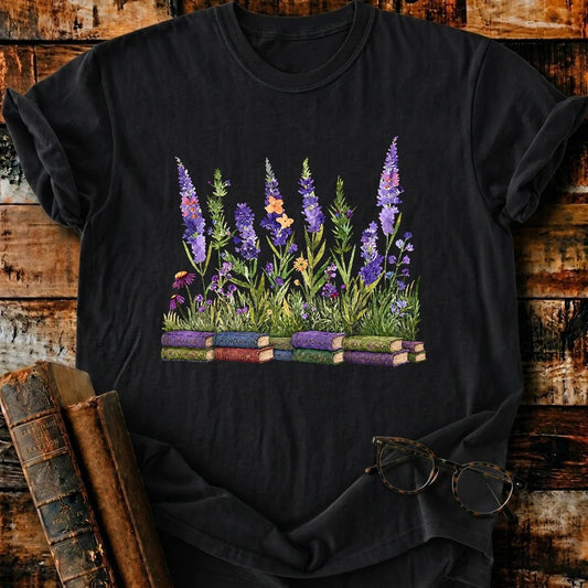 Lavender Library T-Shirt - BookMuseClub