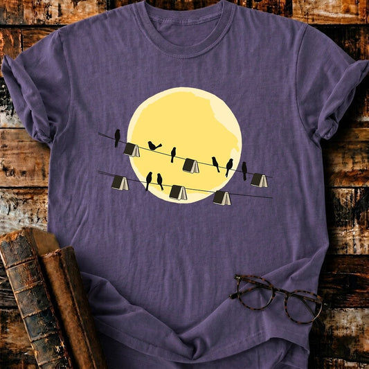 Moonlit Readers T-Shirt - BookMuseClub