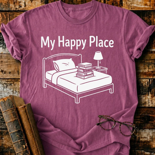 My Happy Place T-Shirt - BookMuseClub