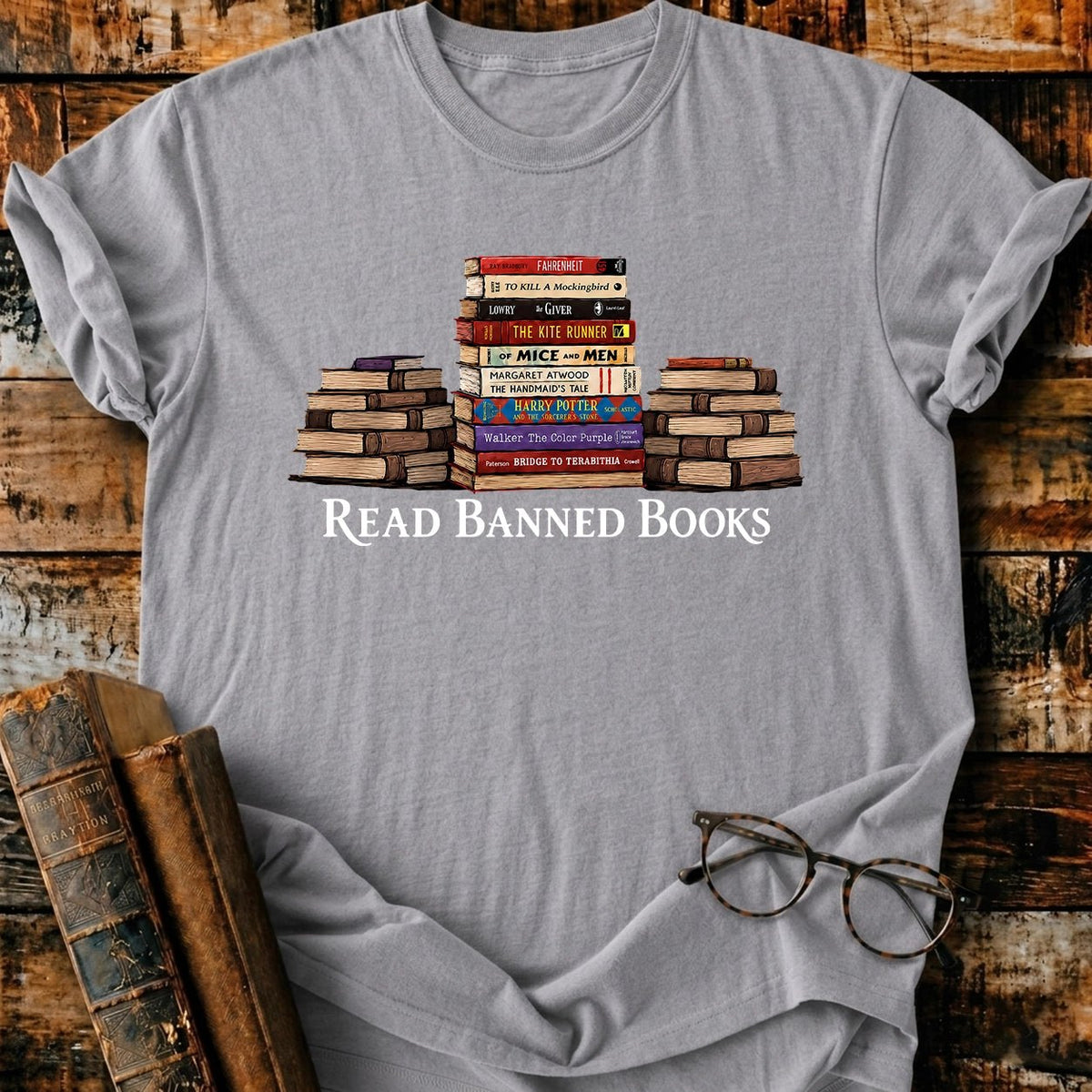 Read Banned Books T-Shirt - BookMuseClub