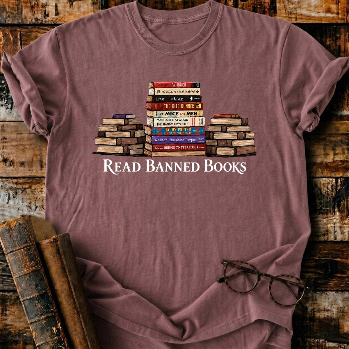 Read Banned Books T-Shirt - BookMuseClub