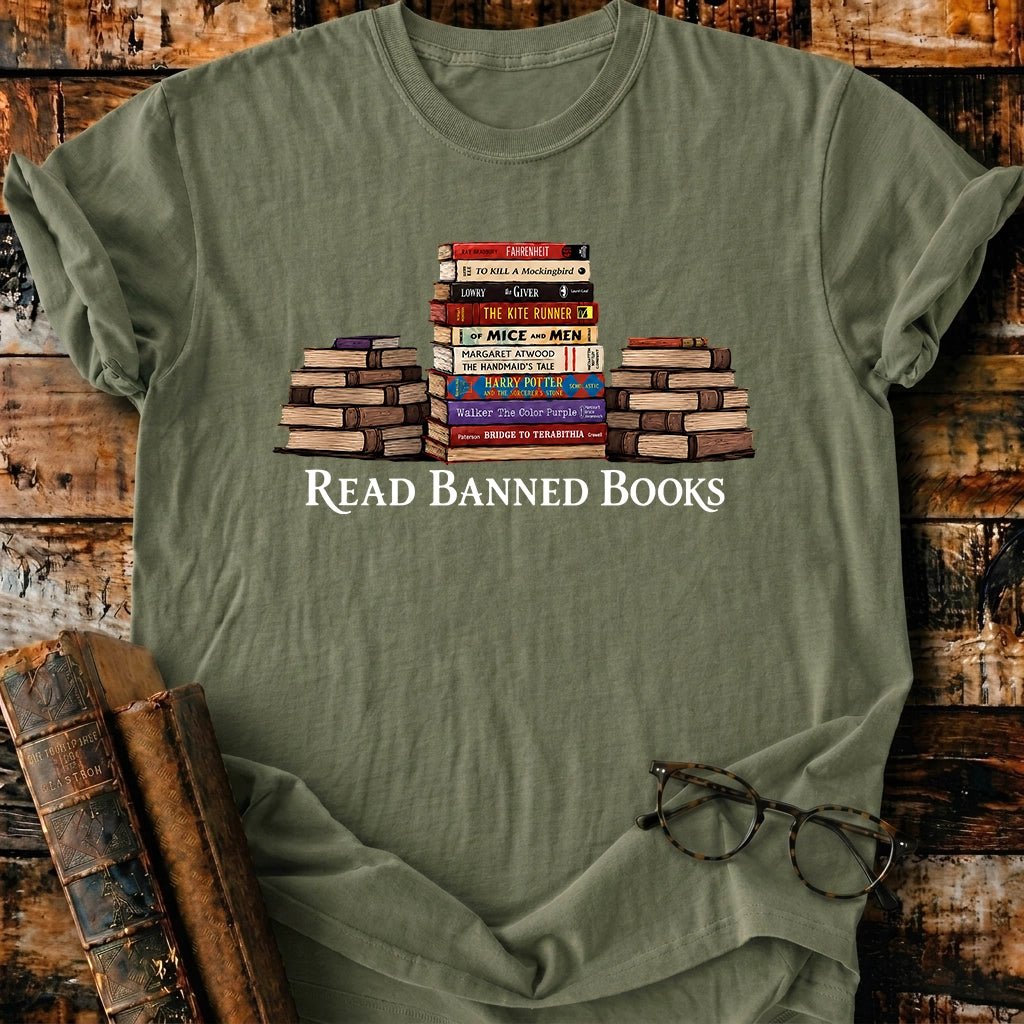 Read Banned Books T-Shirt - BookMuseClub