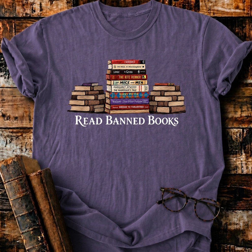 Read Banned Books T-Shirt - BookMuseClub