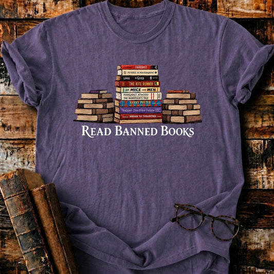Read Banned Books T-Shirt - BookMuseClub