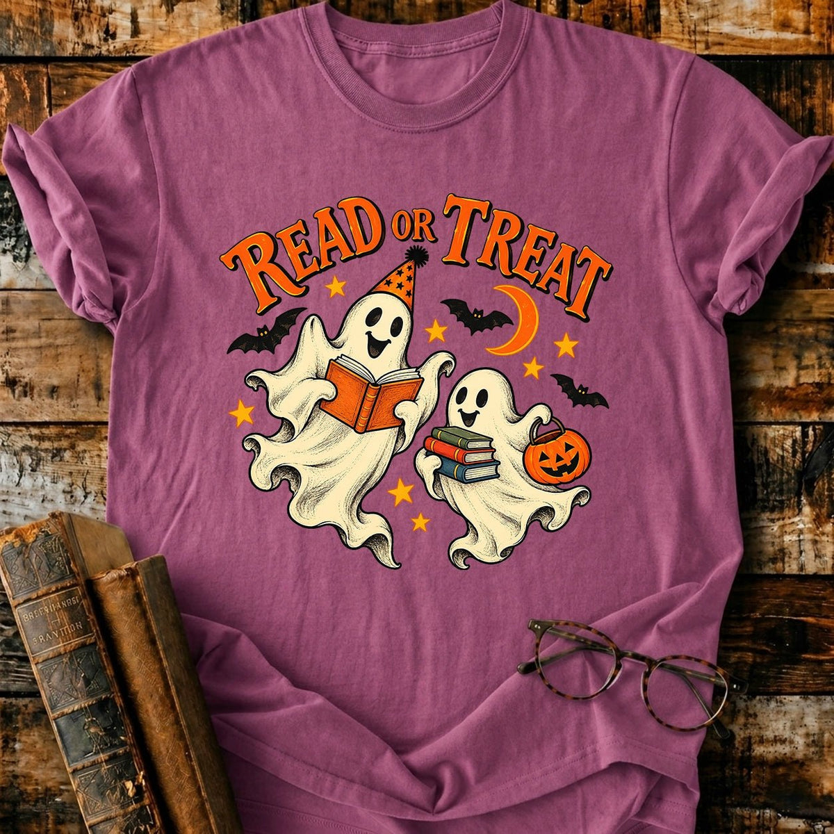 Read Or Treat T-Shirt - BookMuseClub