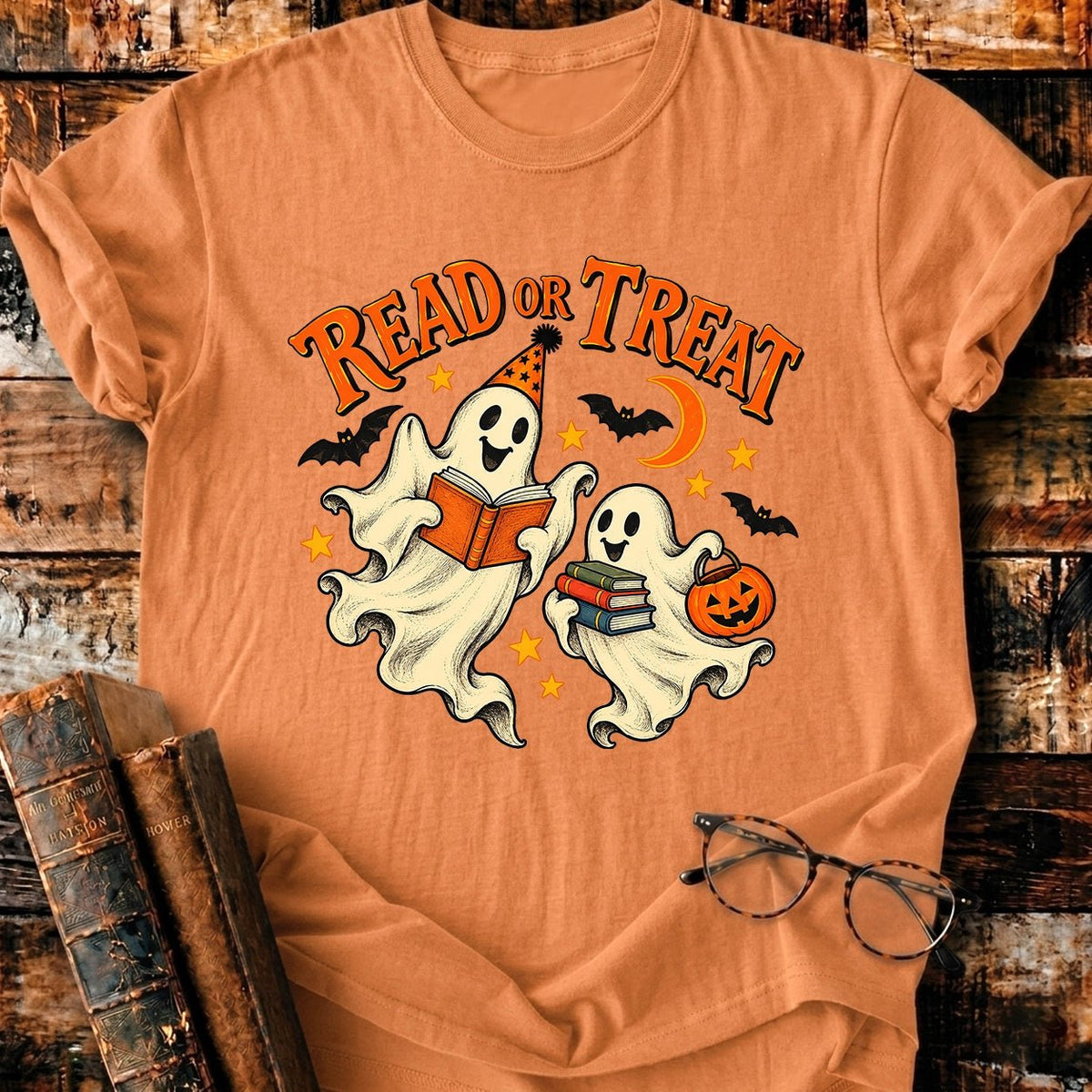 Read Or Treat T-Shirt - BookMuseClub