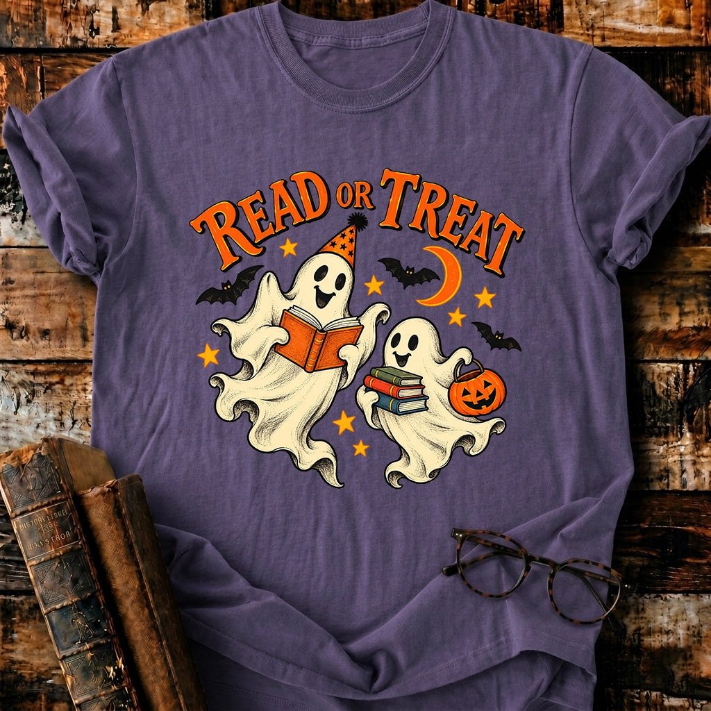 Read Or Treat T-Shirt - BookMuseClub