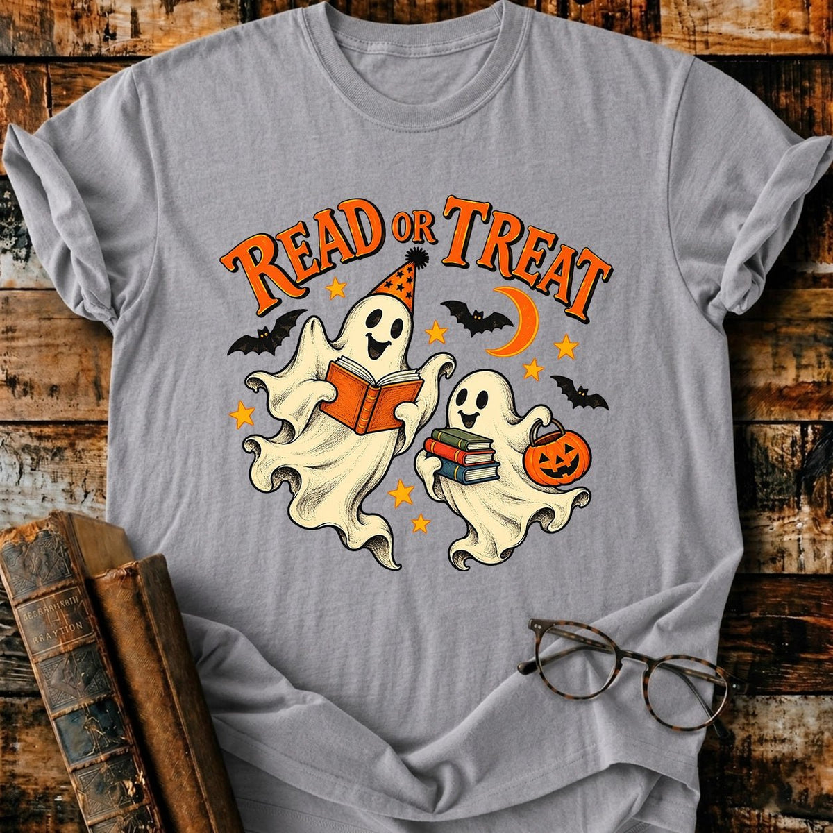 Read Or Treat T-Shirt - BookMuseClub
