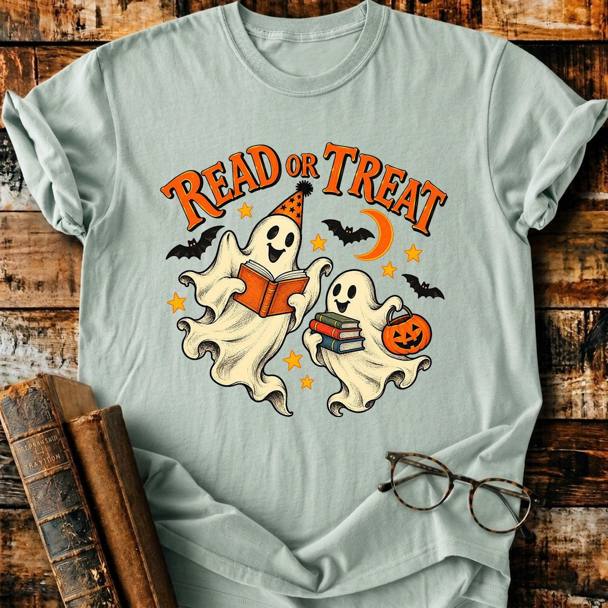 Read Or Treat T-Shirt - BookMuseClub