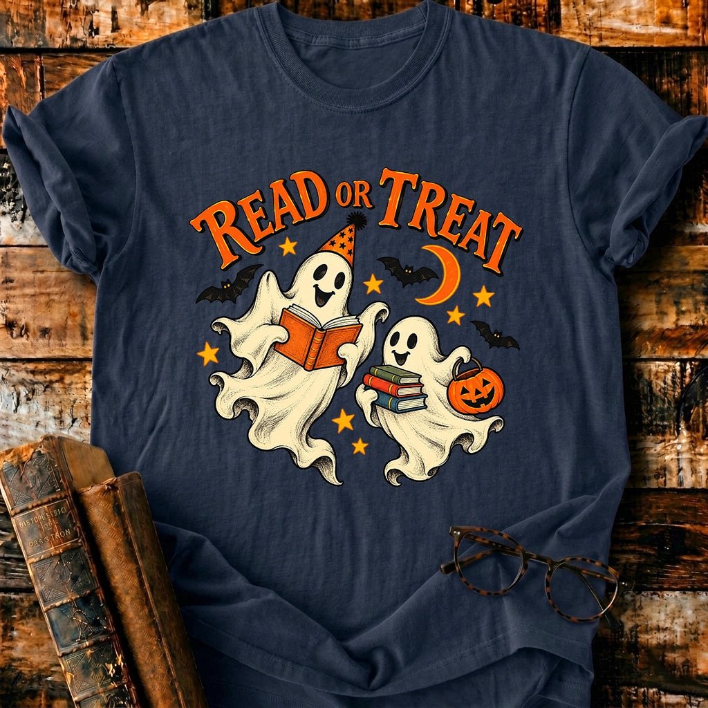 Read Or Treat T-Shirt - BookMuseClub