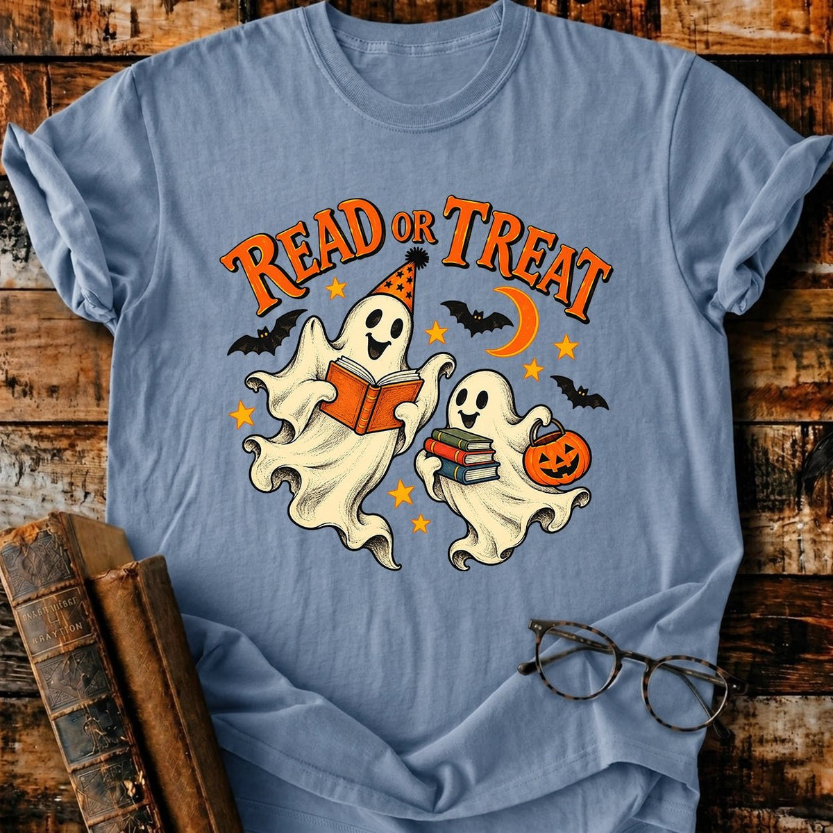 Read Or Treat T-Shirt - BookMuseClub