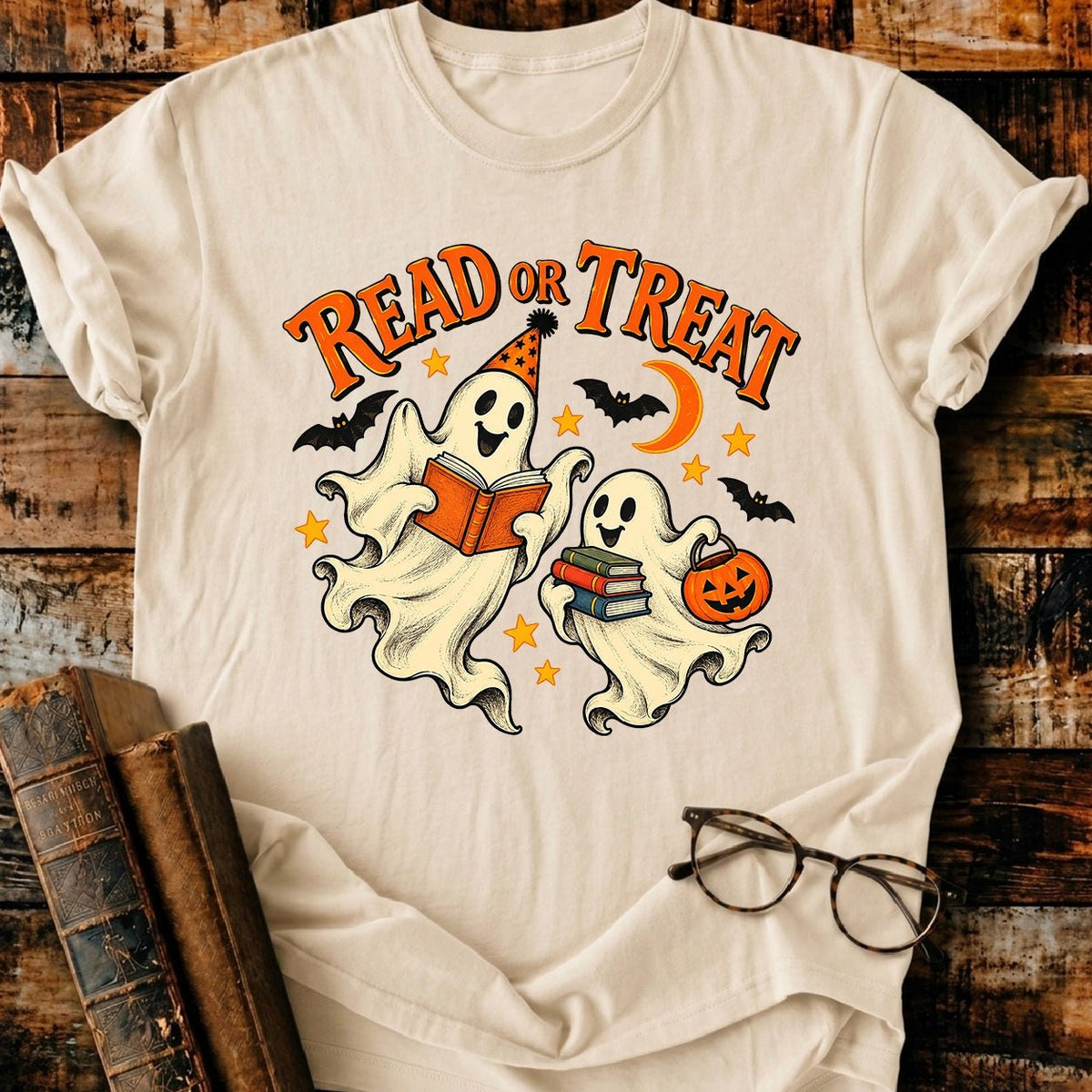 Read Or Treat T-Shirt - BookMuseClub