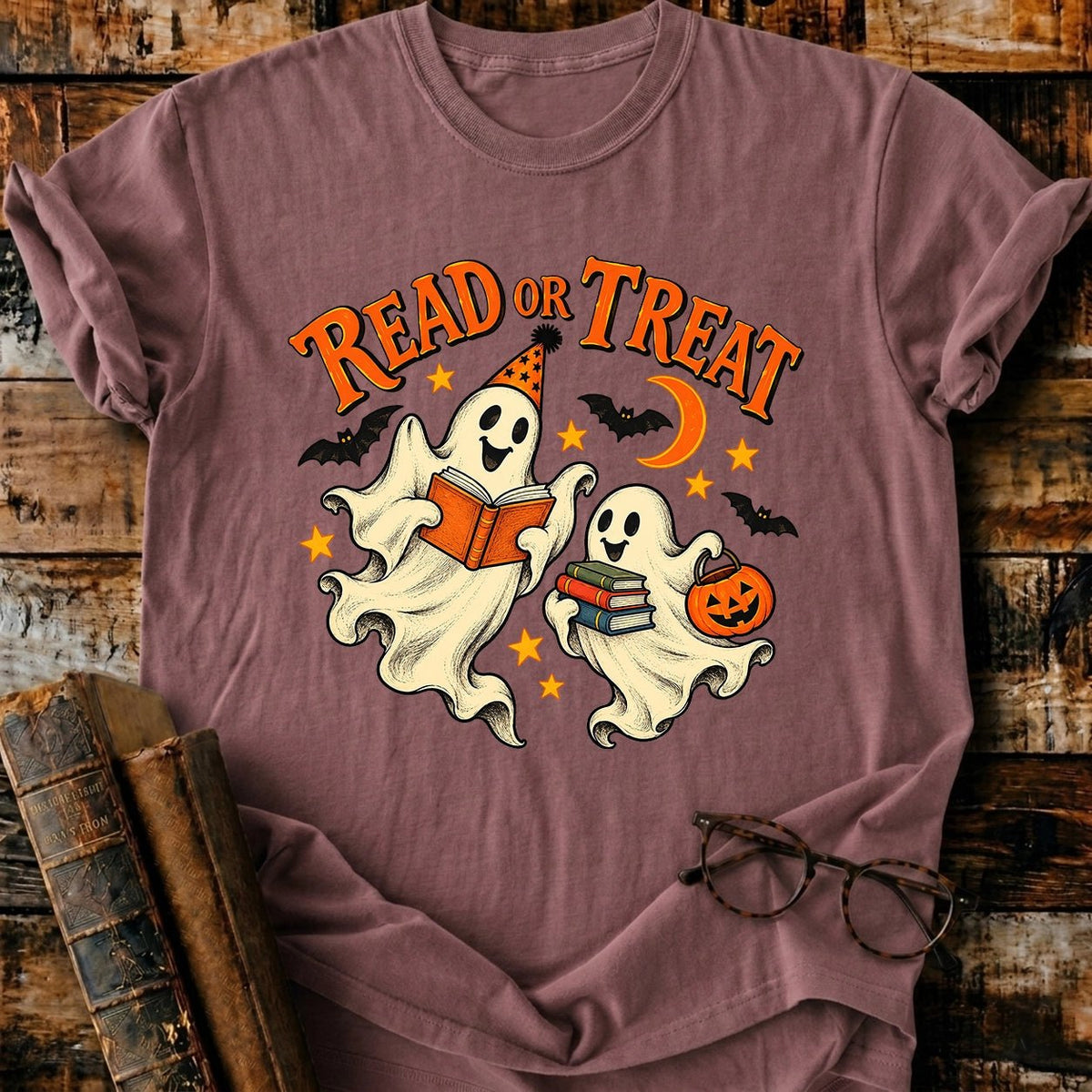Read Or Treat T-Shirt - BookMuseClub