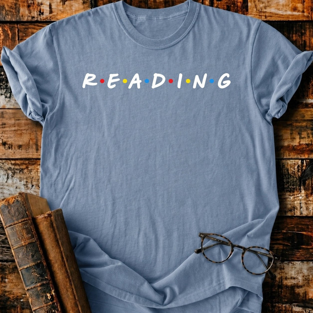 R.E.A.D.I.N.G T-Shirt - BookMuseClub