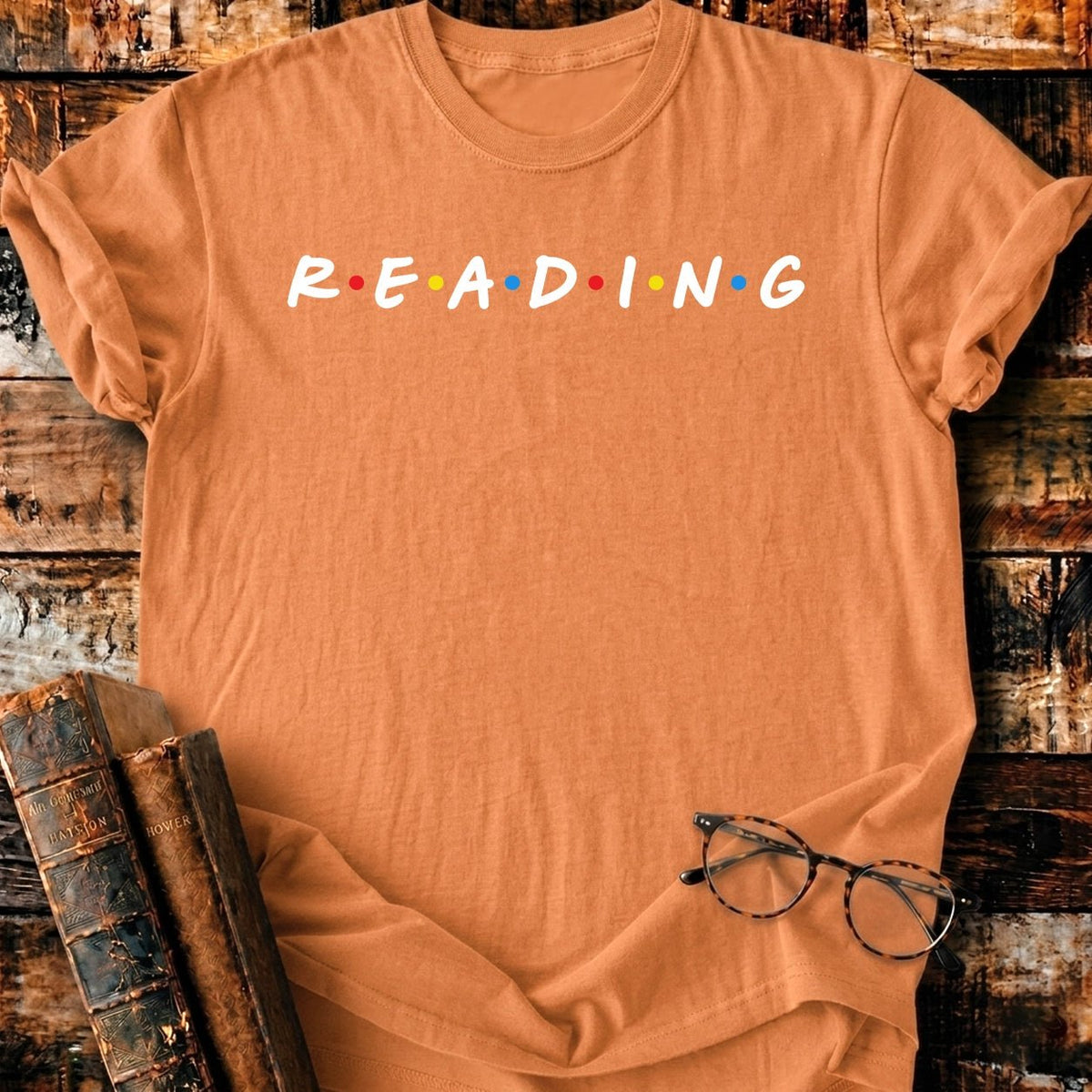 R.E.A.D.I.N.G T-Shirt - BookMuseClub