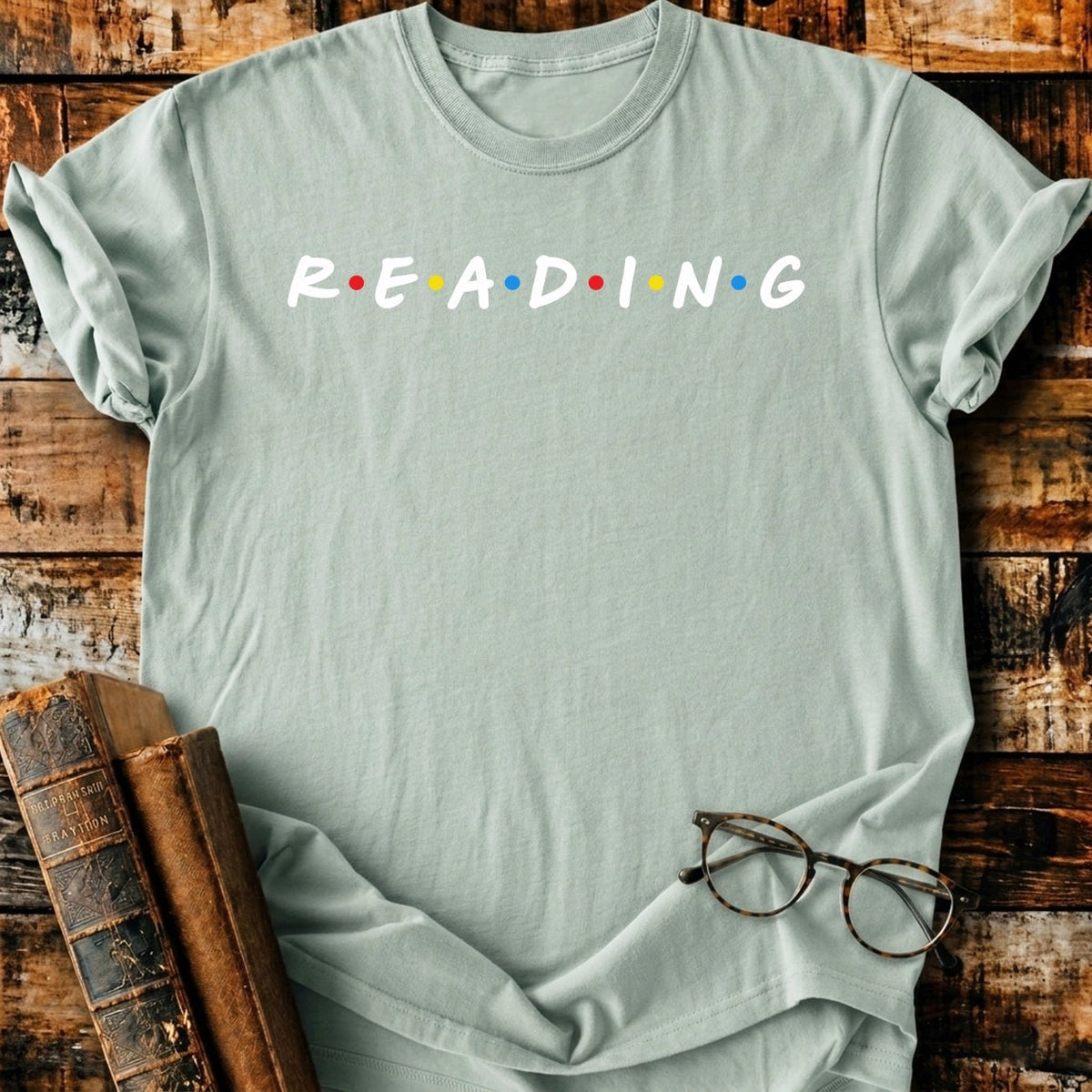 R.E.A.D.I.N.G T-Shirt - BookMuseClub