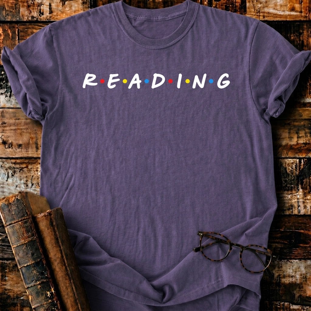 R.E.A.D.I.N.G T-Shirt - BookMuseClub