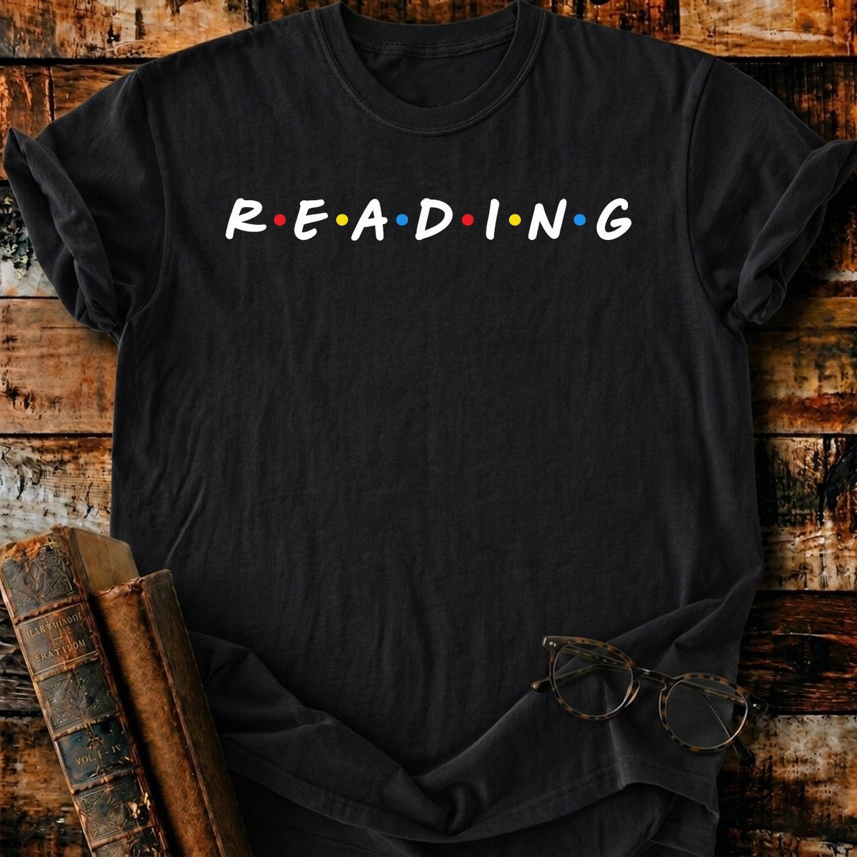 R.E.A.D.I.N.G T-Shirt - BookMuseClub