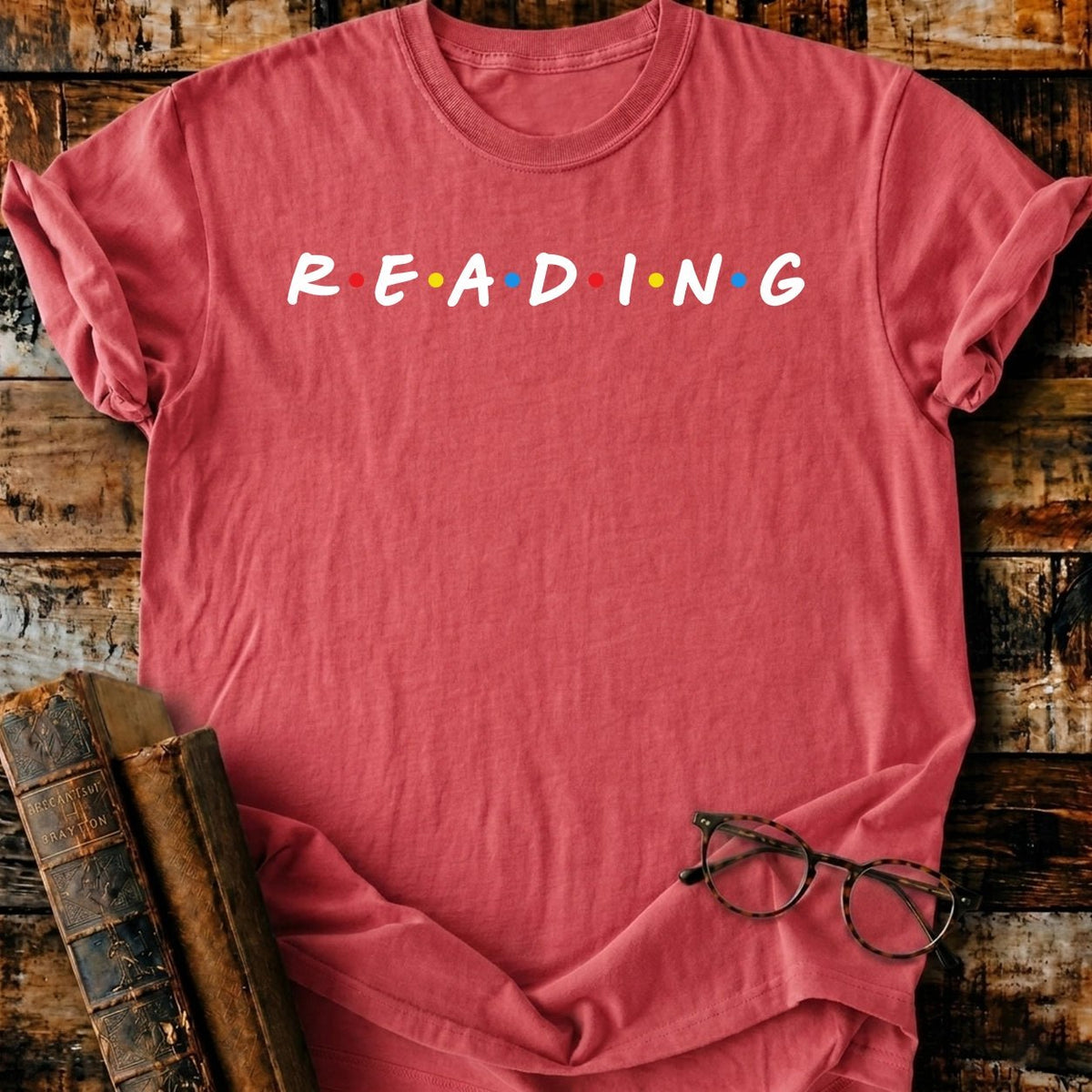 R.E.A.D.I.N.G T-Shirt - BookMuseClub