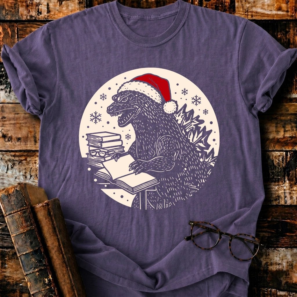 Readzilla Christmas T-Shirt - BookMuseClub