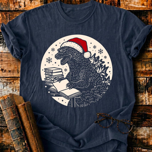 Readzilla Christmas T-Shirt - BookMuseClub