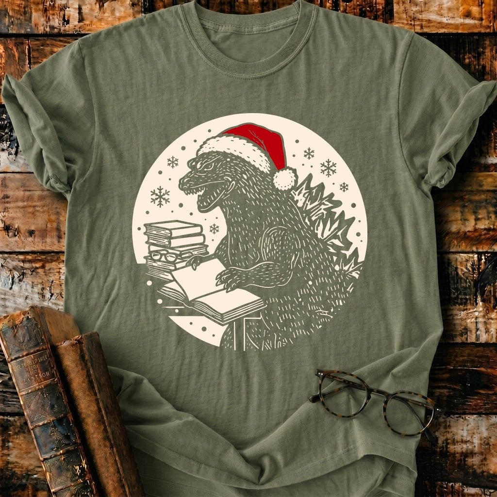Readzilla Christmas T-Shirt - BookMuseClub
