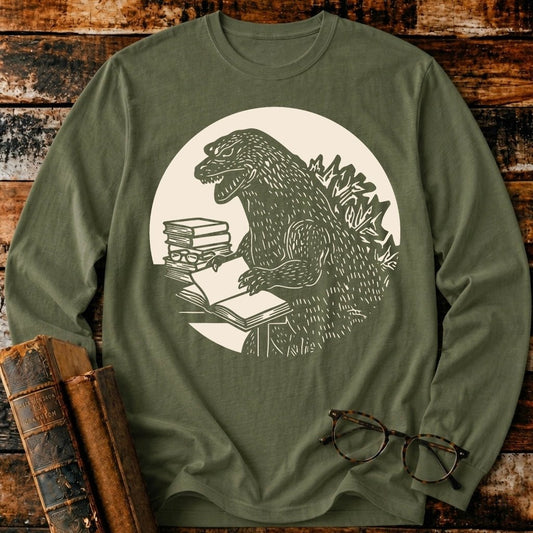 Readzilla Long Sleeve T-Shirt - BookMuseClub