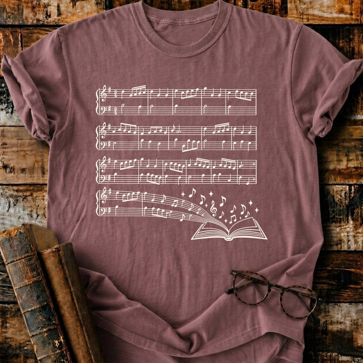Sound Of Book T-Shirt - BookMuseClub