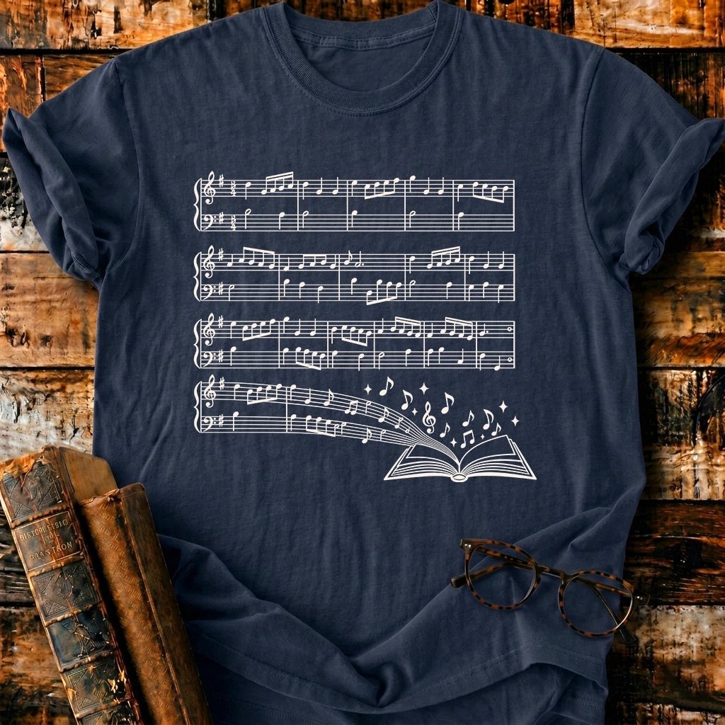 Sound Of Book T-Shirt - BookMuseClub